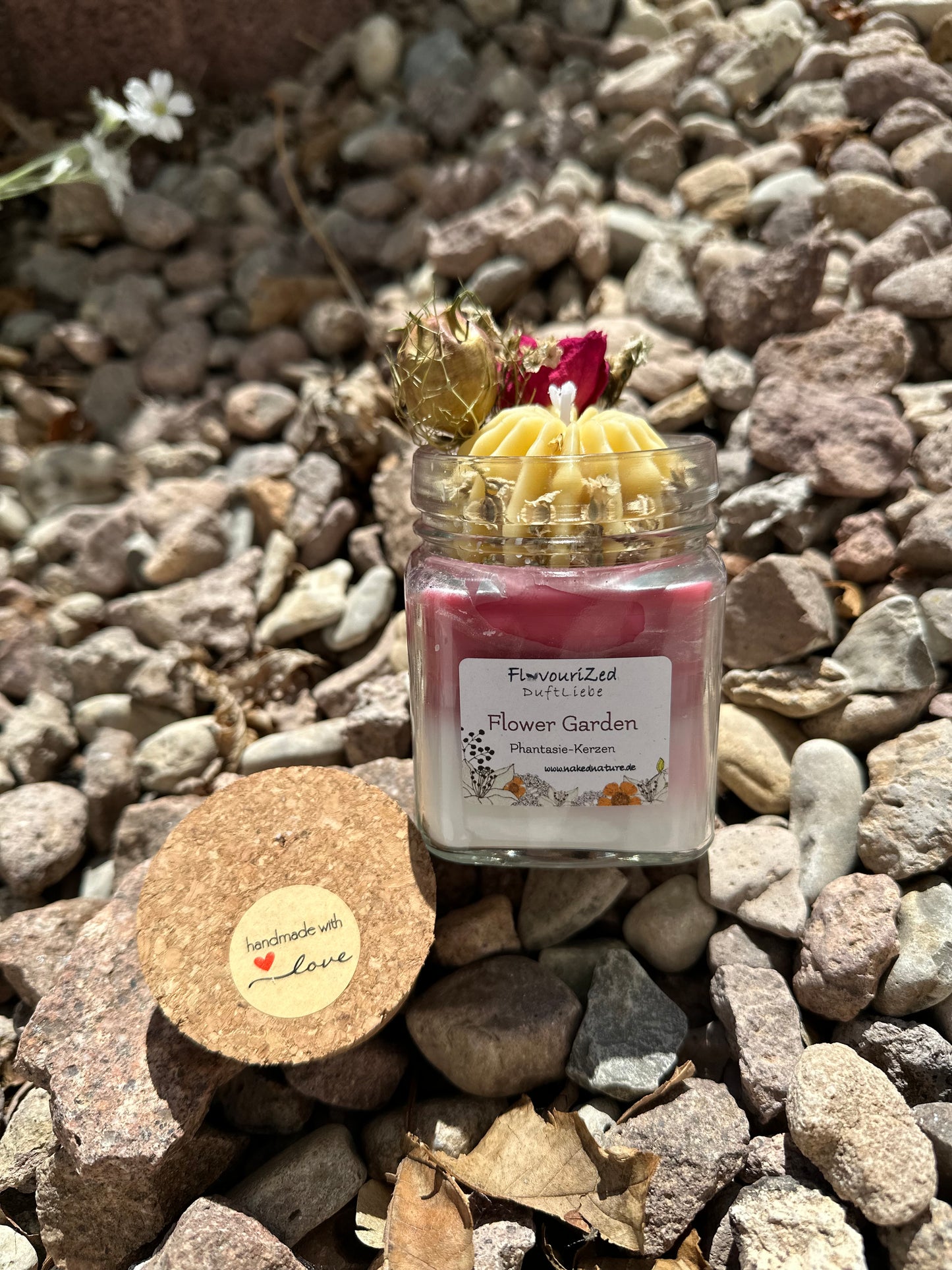 Bougie Art du Jardin de Fleurs
