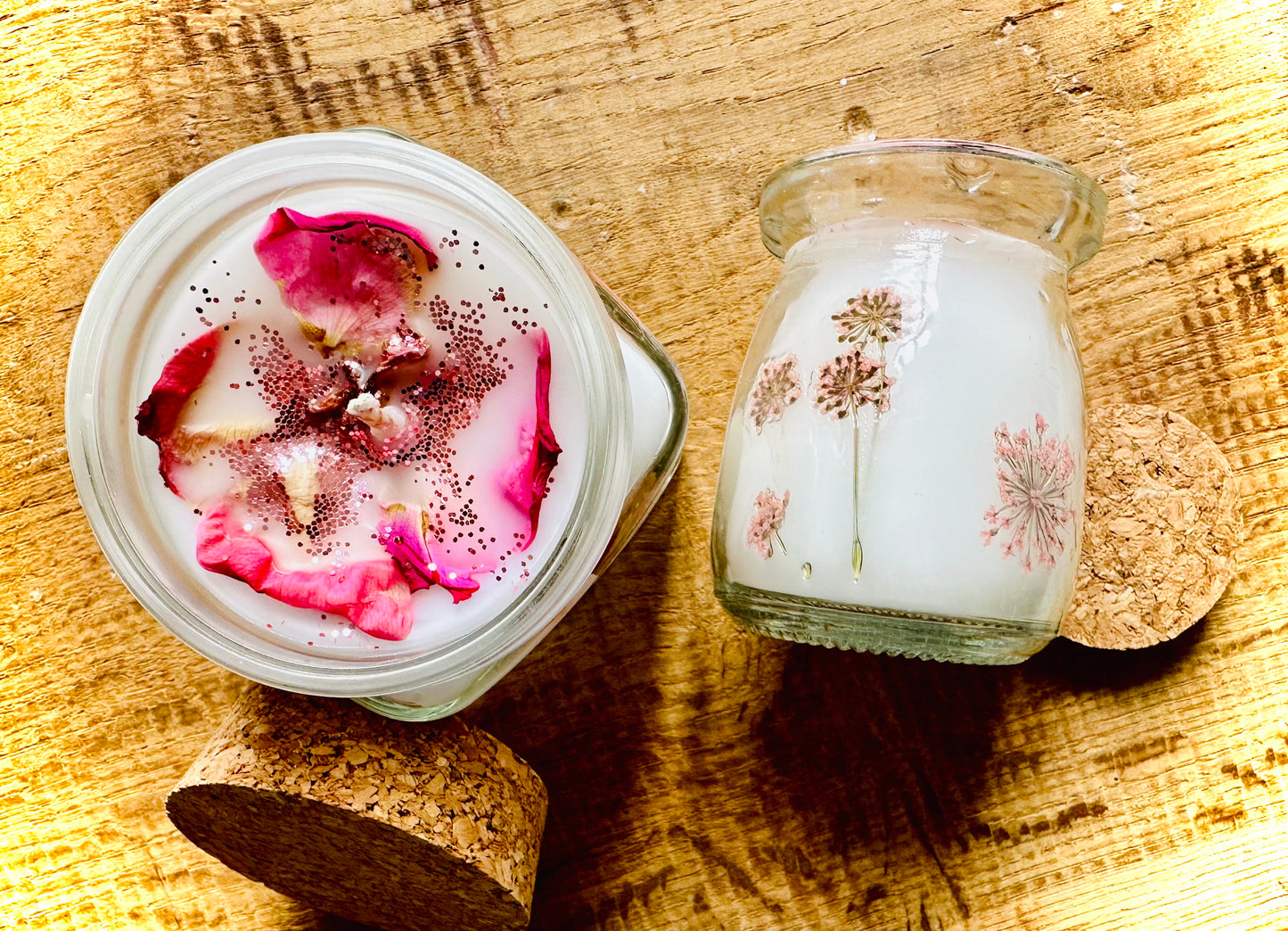 Bougie Art du Jardin de Fleurs