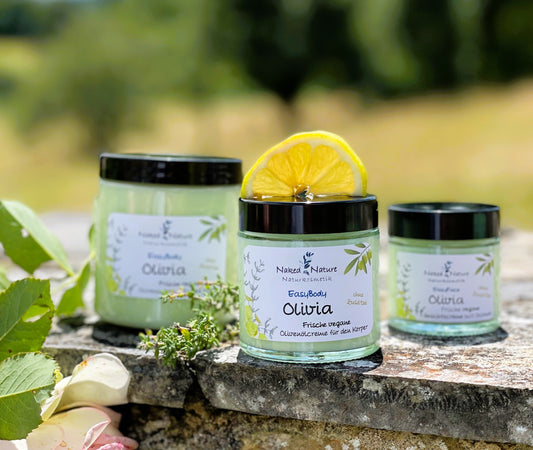 OLIVIA olive oil cream (pure or with delicate lemon thyme)