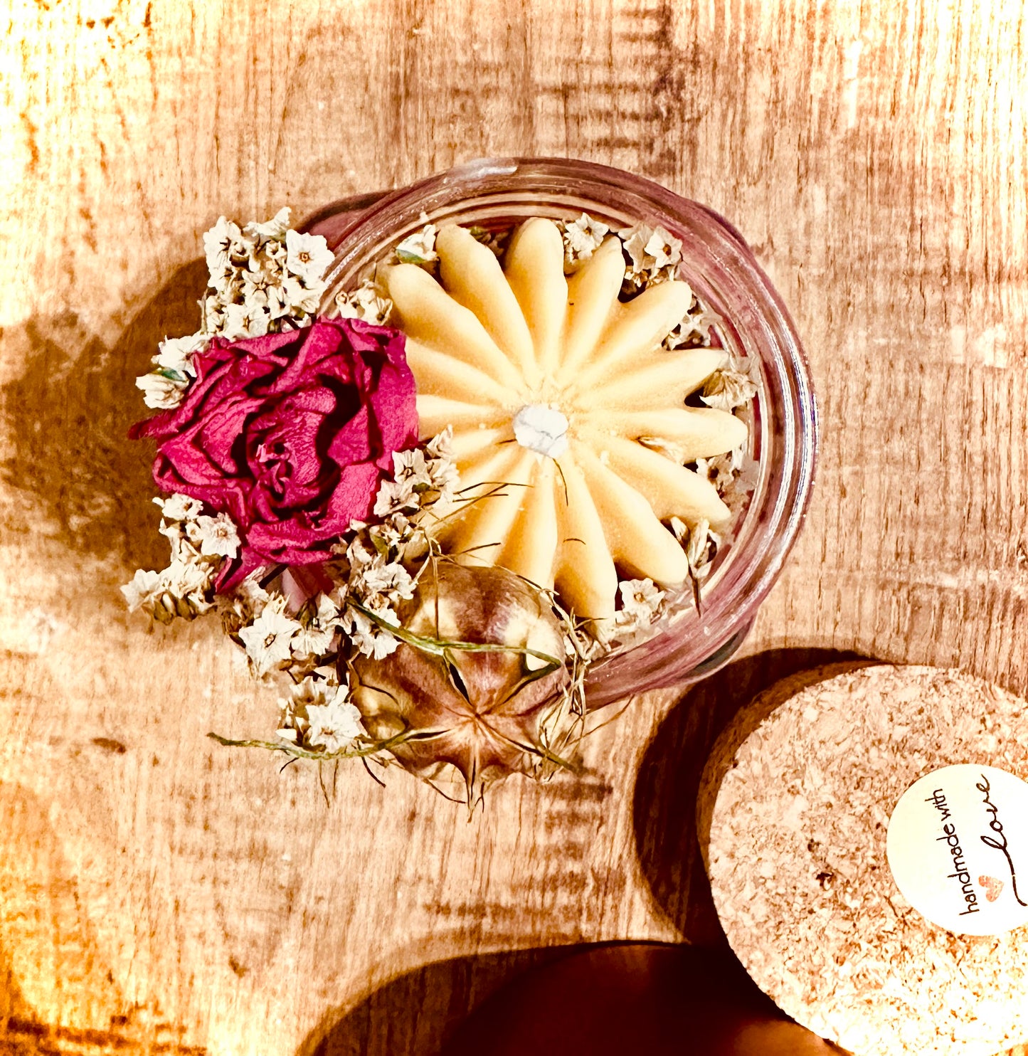 Bougie Art du Jardin de Fleurs