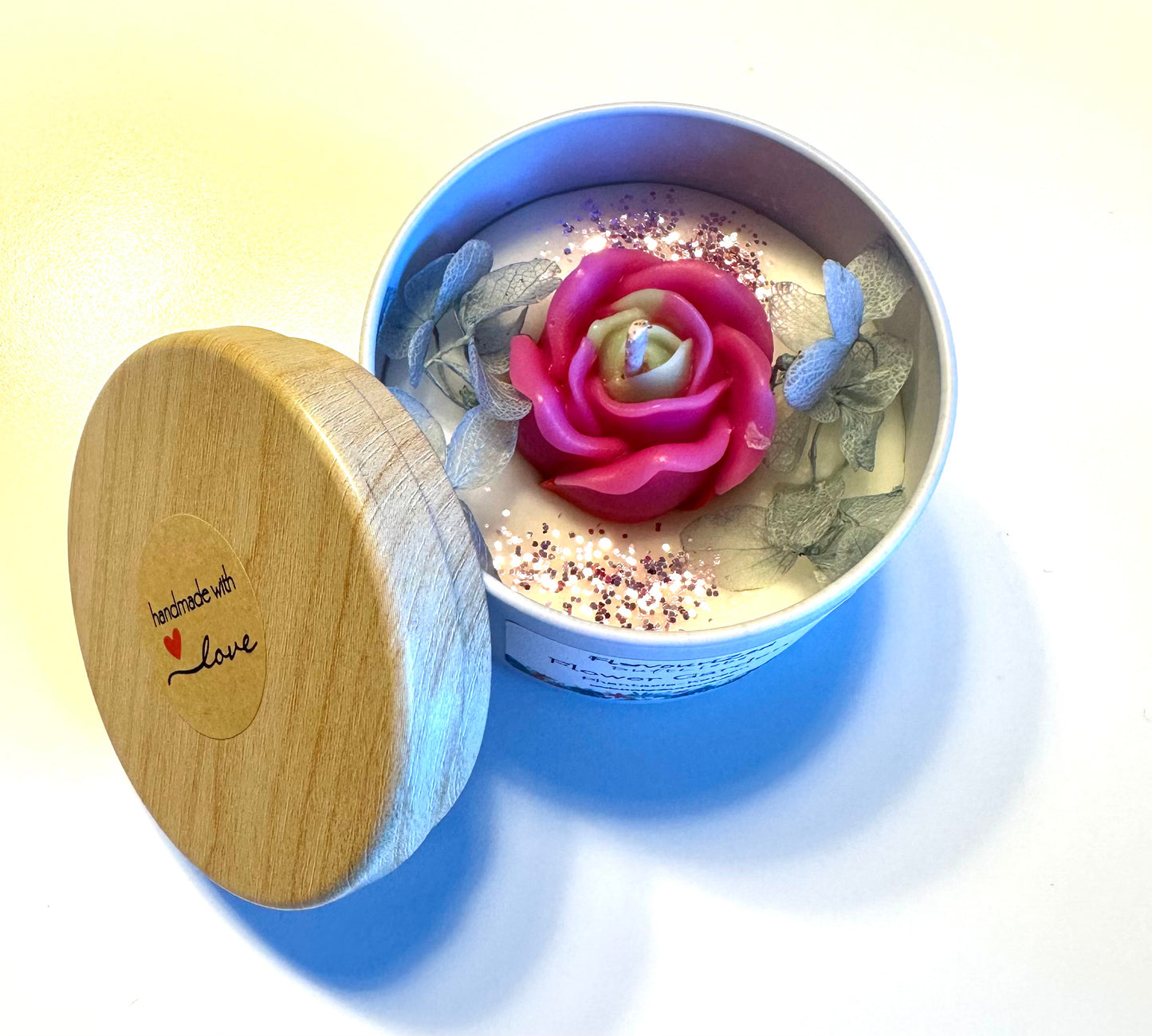 Bougie Art du Jardin de Fleurs