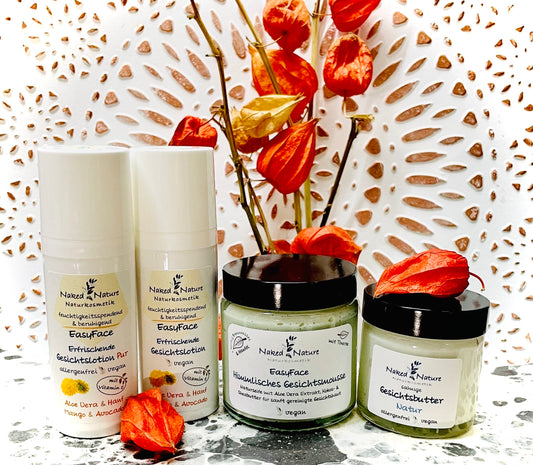 Gesichtsroutine Produkte