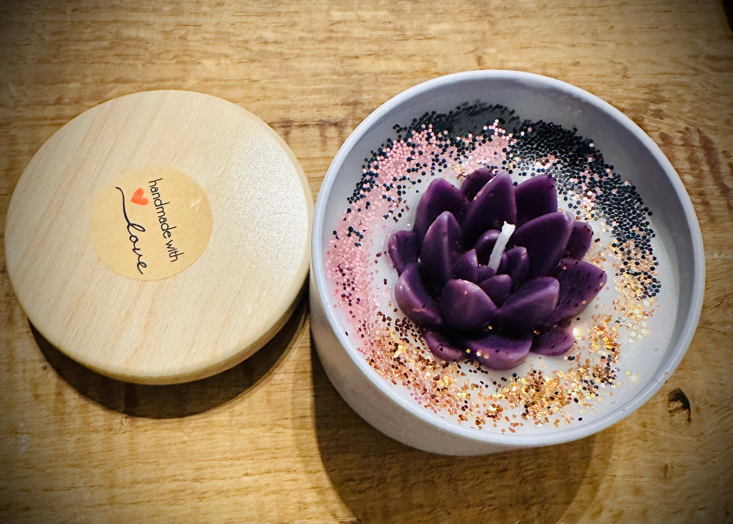 Bougie Art du Jardin de Fleurs