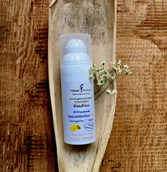 Gesichtslotion ohne Duftstoffe