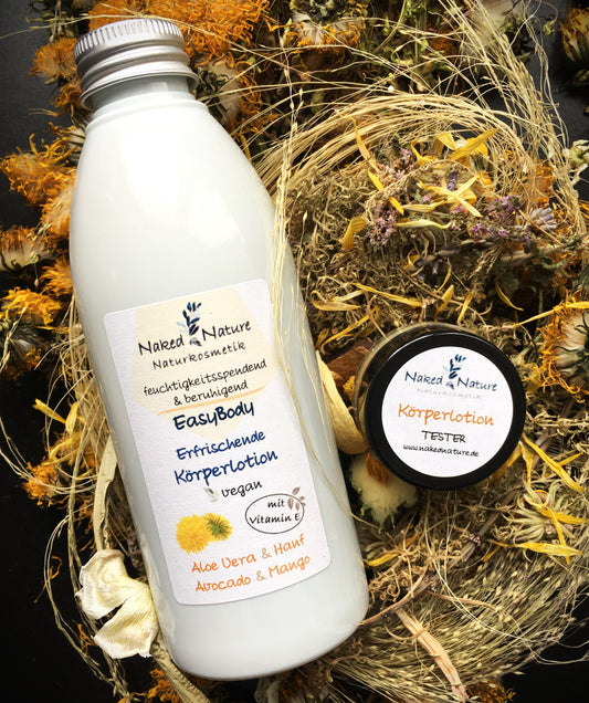 Körperlotion mit Hanf und Aloe Vera