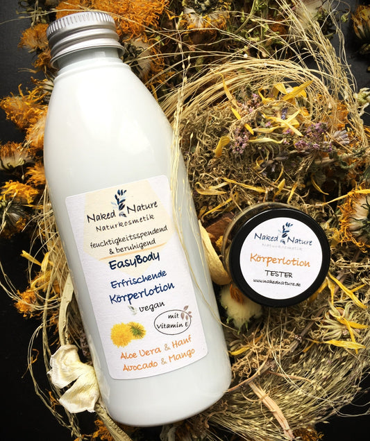 Körperlotion mit Hanf und Aloe Vera