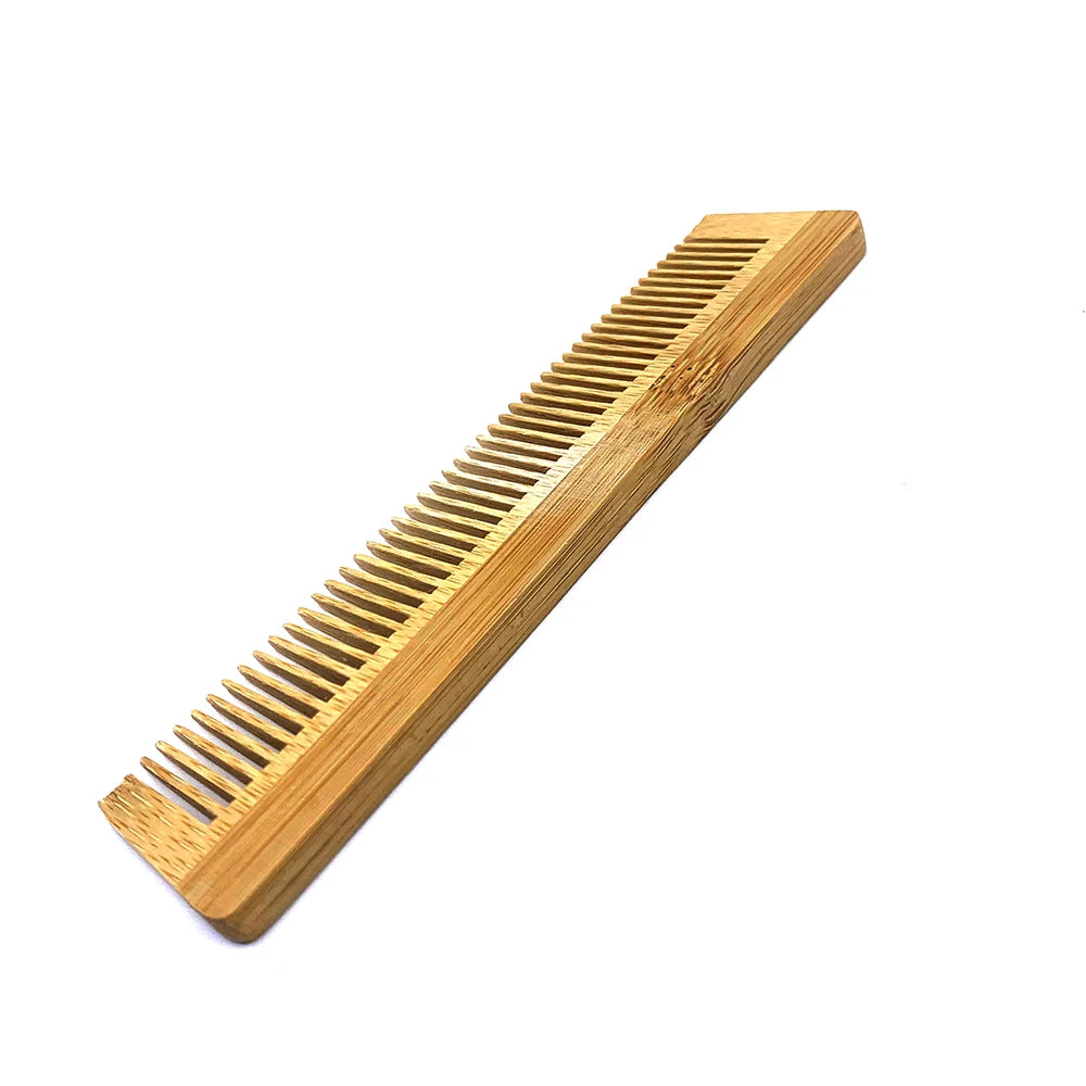 Peigne en bambou naturel, 2 pièces