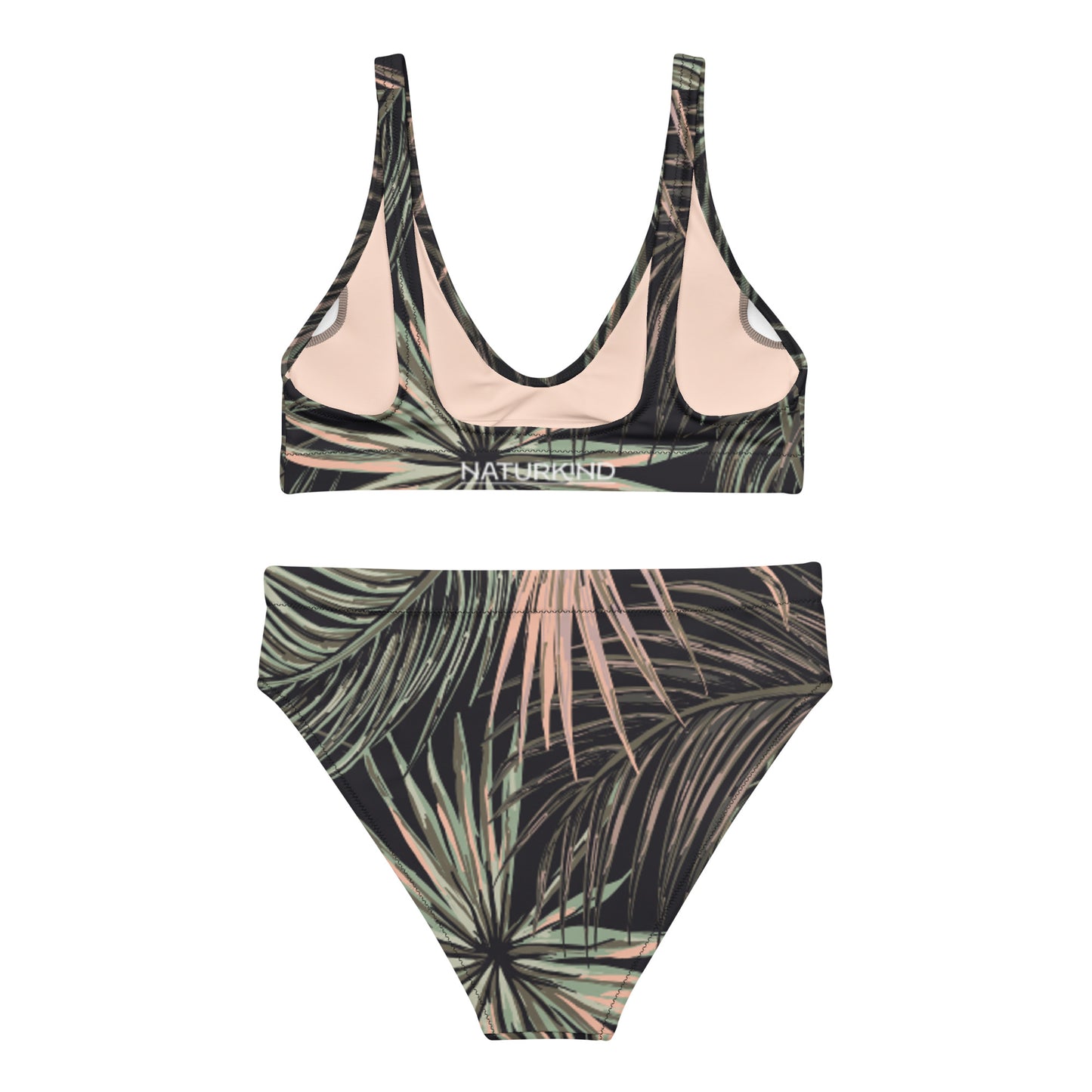 NATURKIND Allover Recycling Bikini, Black Beauty