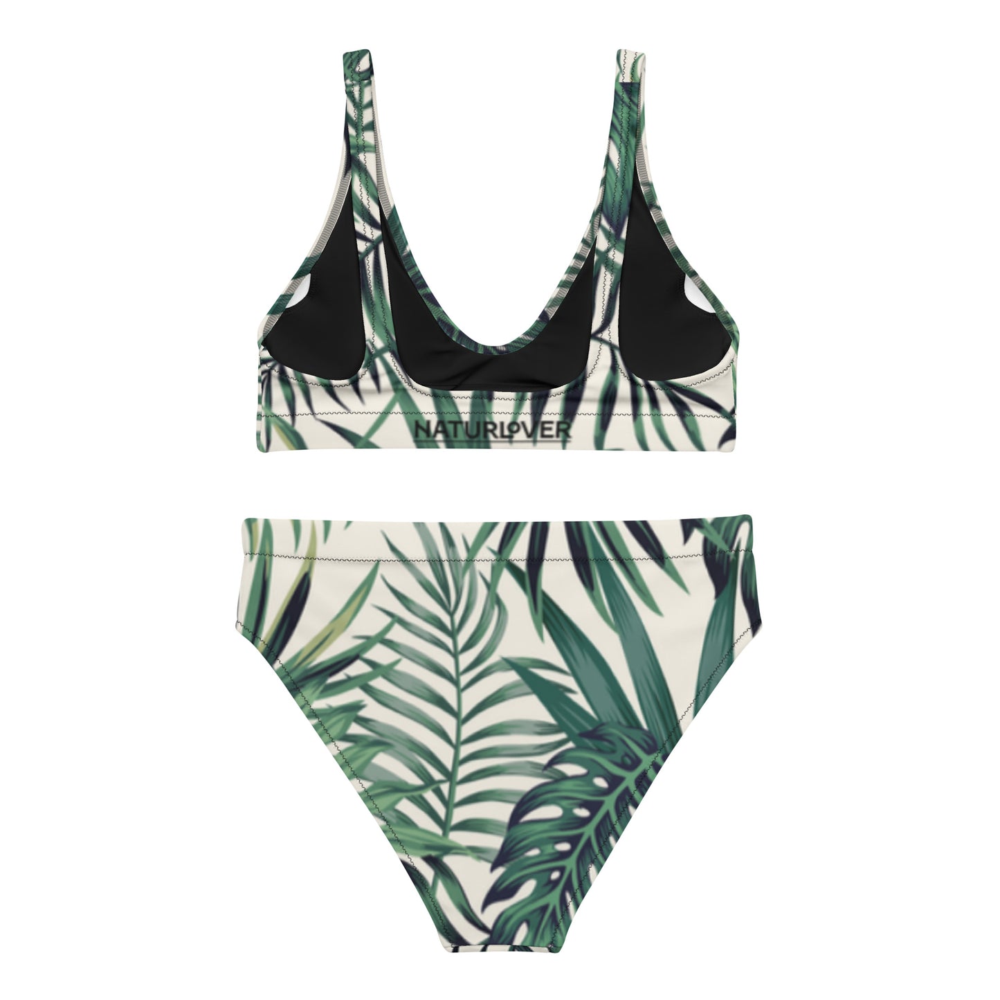 NaturLoVer Allover Recycling Bikini, Green Fern