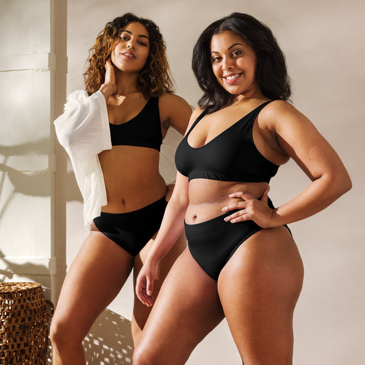 Recycling Sport Bikini, Black Edition