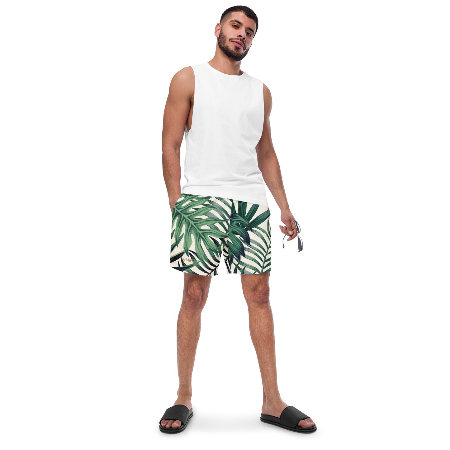 Recycling Badehose Green Fern