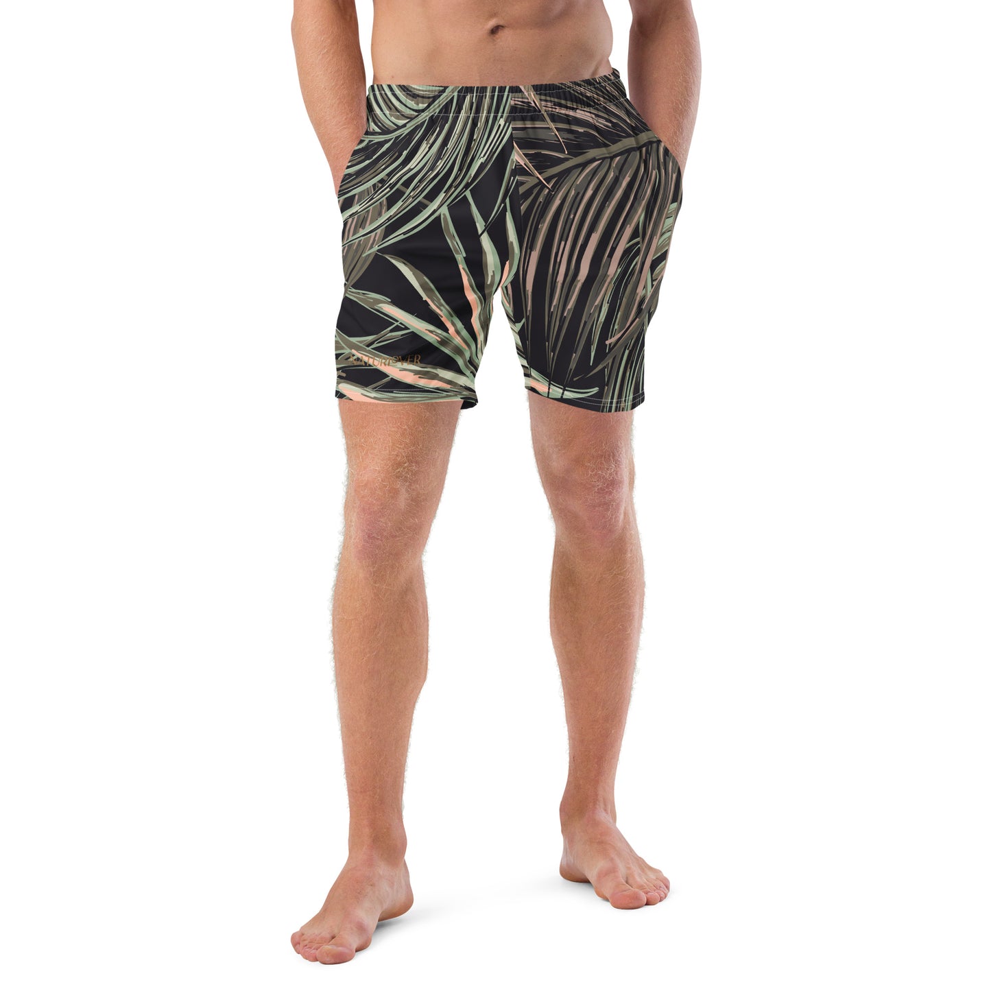 Recycling Badehose Schwimmshorts Black Beauty