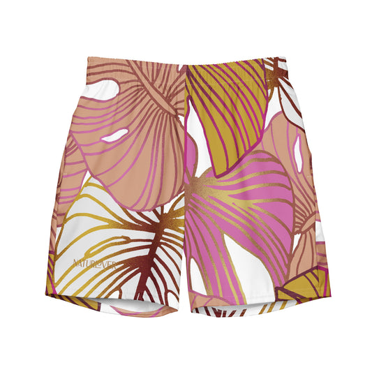 Naturlover Recycling Badehose Schwimmshorts Bunte Blätter Fancy Leaves