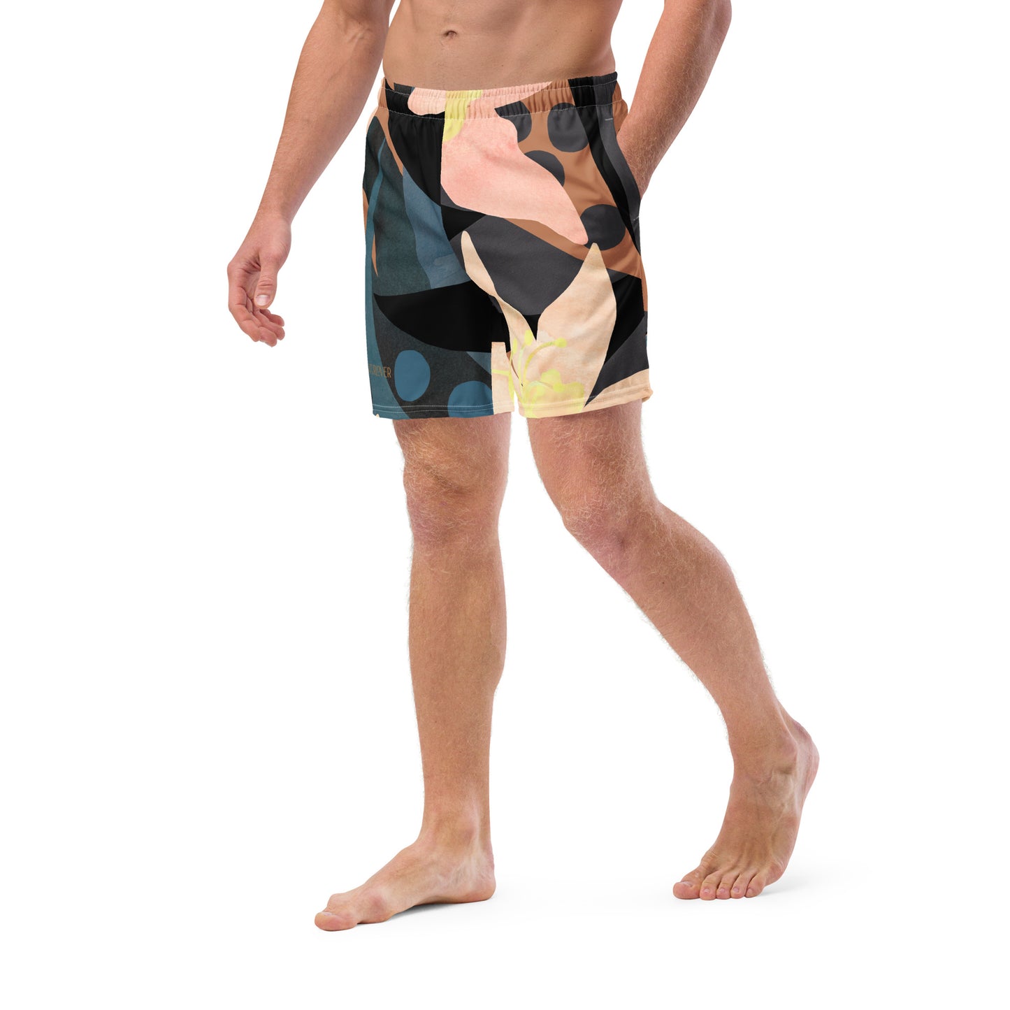 Naturlover Recycling Badehose Schwimmshorts Flower Power vegan