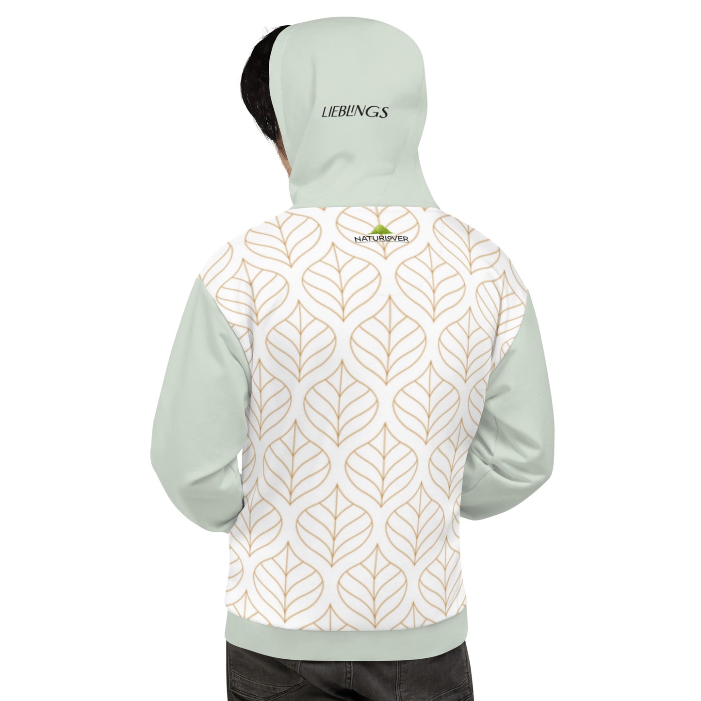 Hoodie mit Aufdruck Kapuze