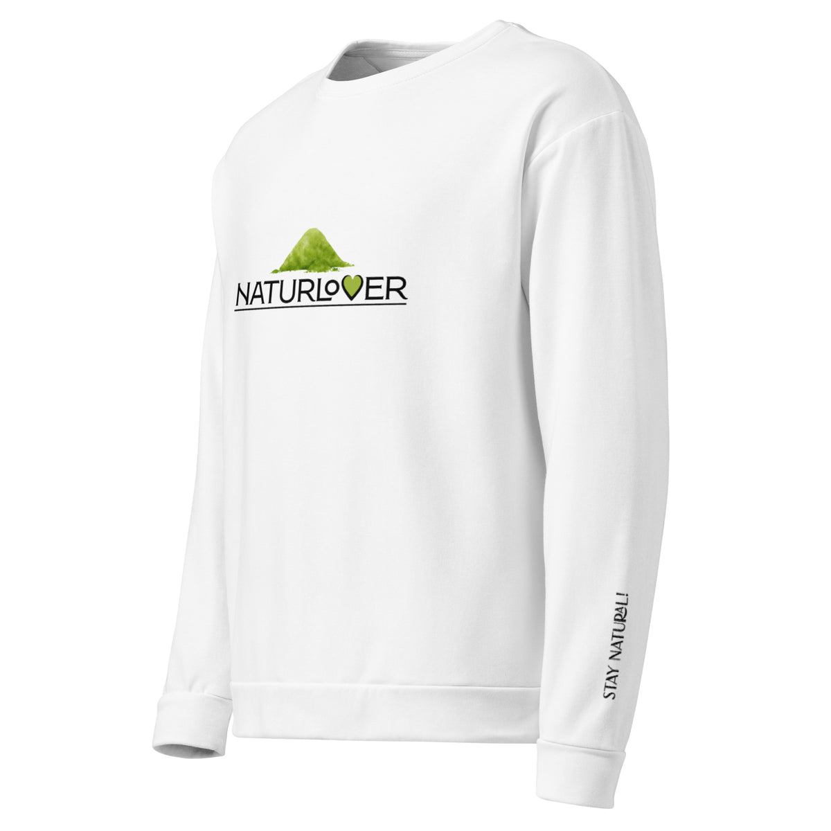Recycling Pullover weiß