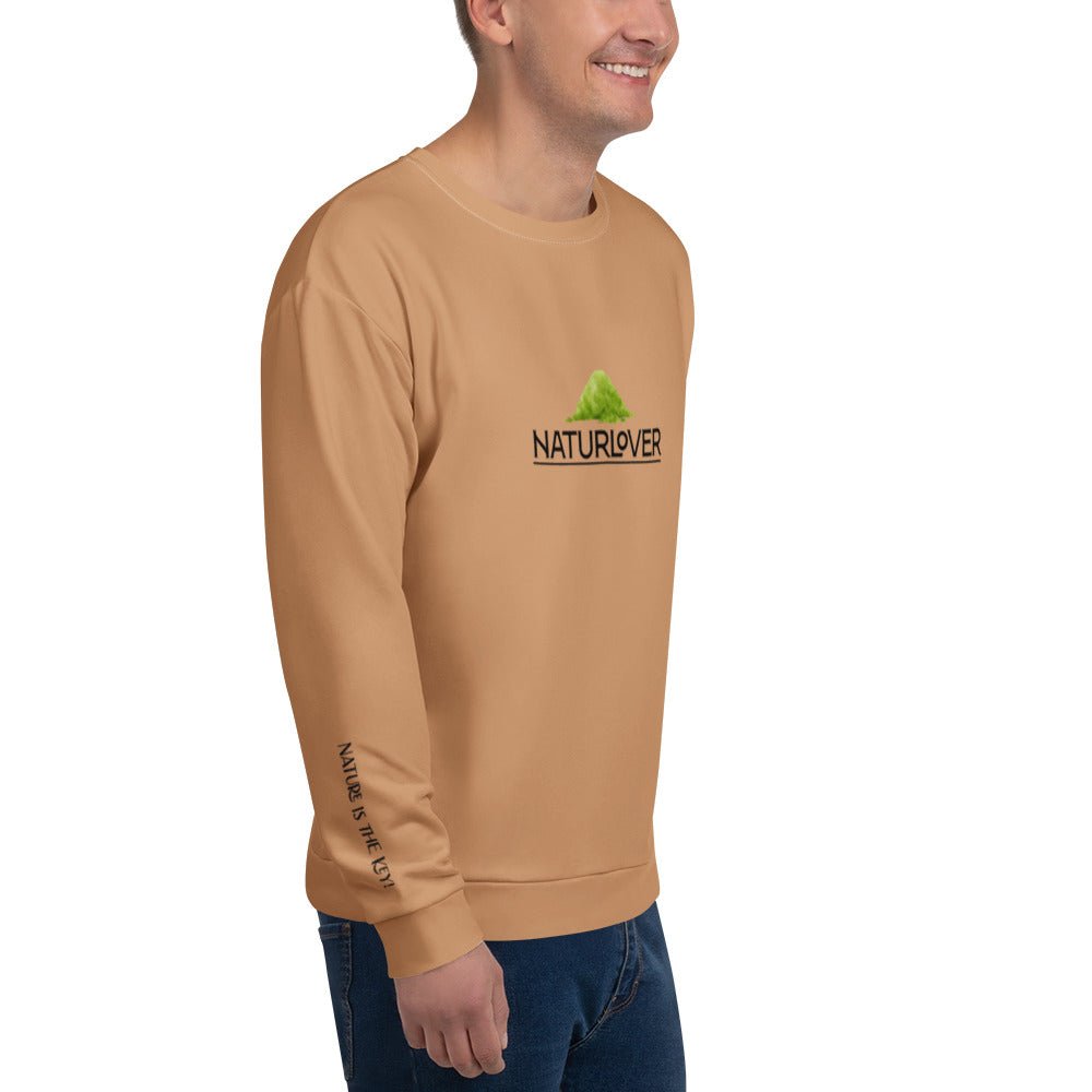 Recycling Pullover pfirsich orange
