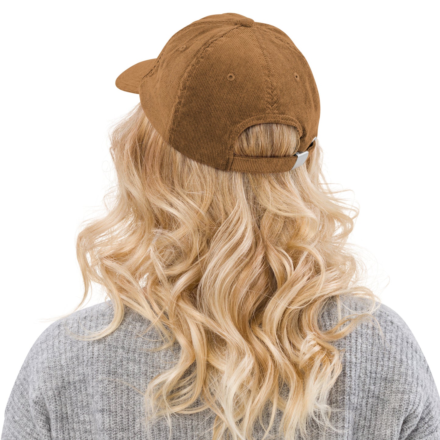 Casquette de baseball en velours côtelé NATURKIND, camel + olive