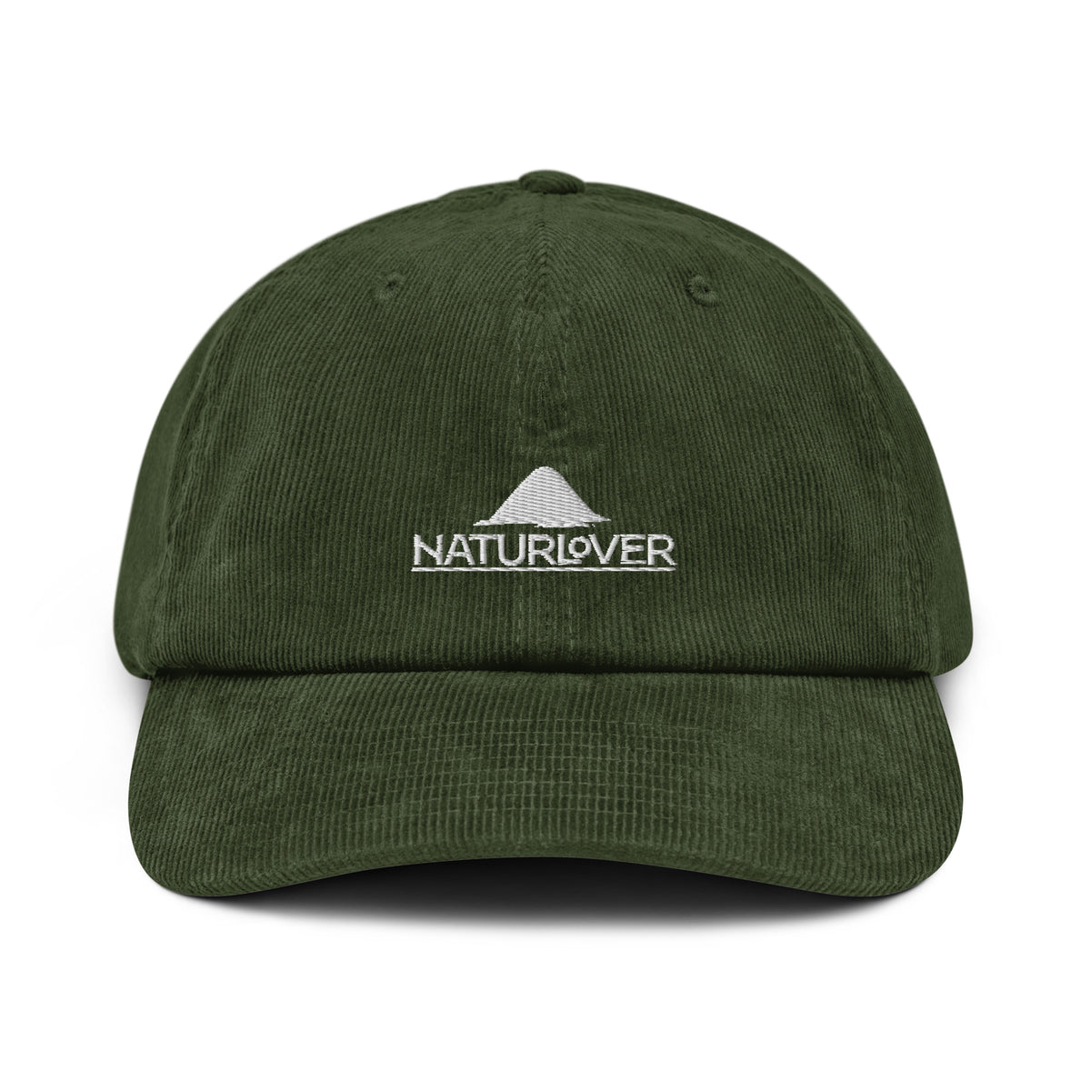 Baumwoll Cord basecap grün olive