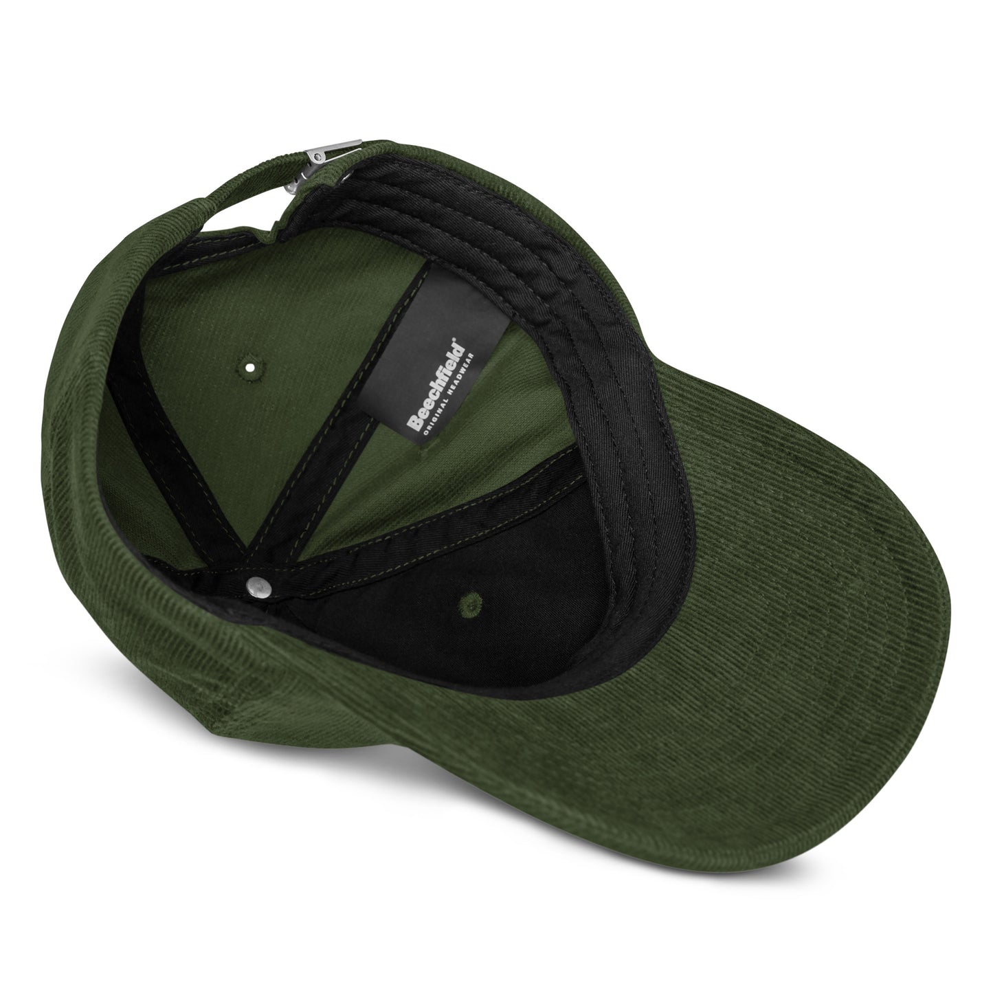Baumwoll Cord basecap grün olive