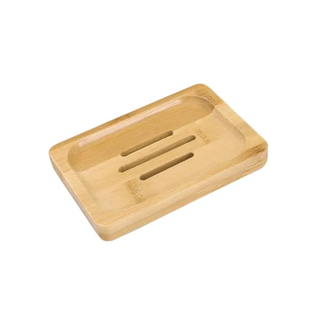 Seifenschale aus Holz, Bambus