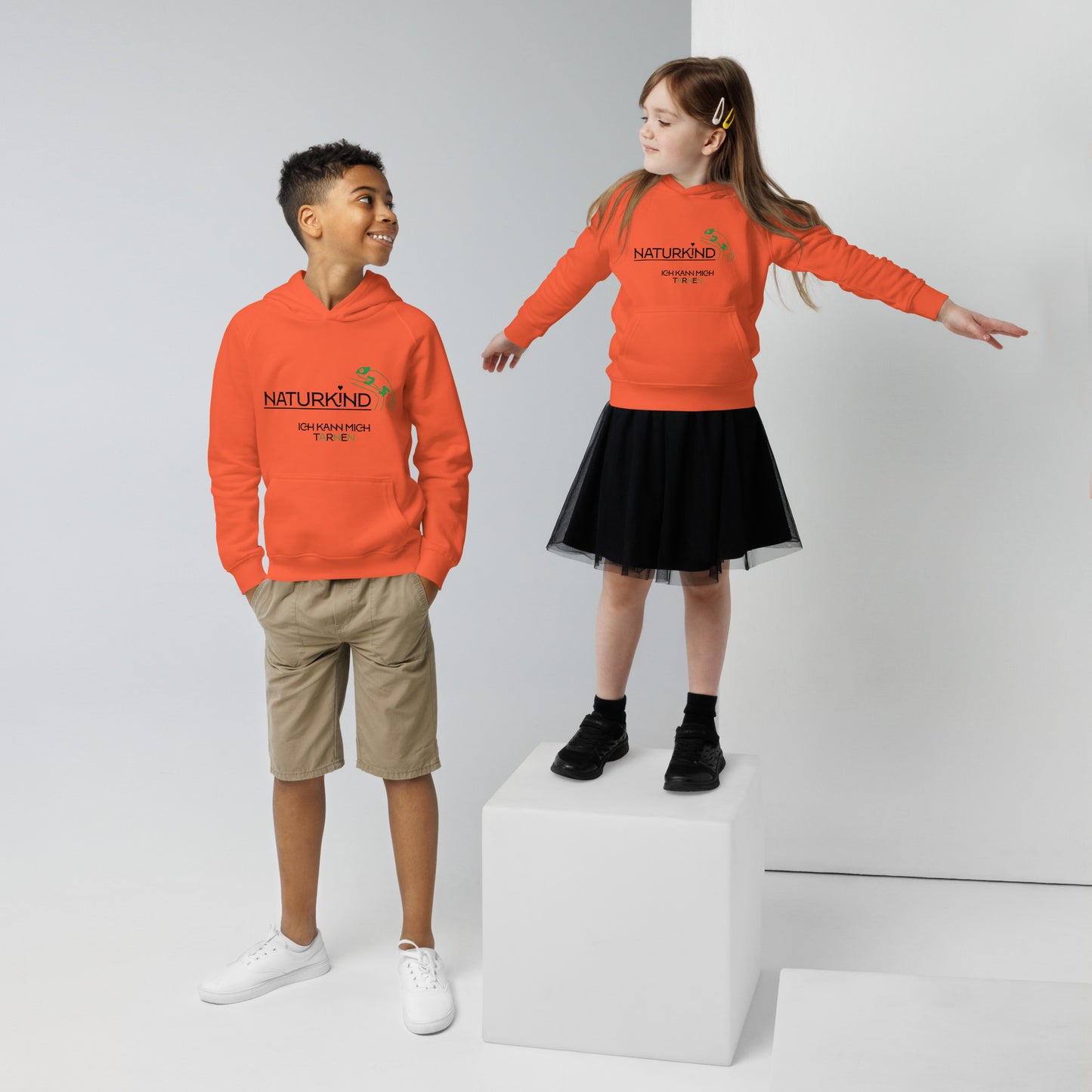 Kinder Hoodie aus Bio Baumwolle