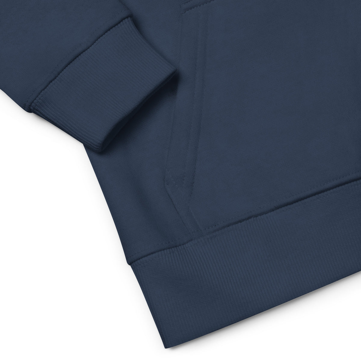Kapuzenpullover aus Bio Baumwolle Kinder blau