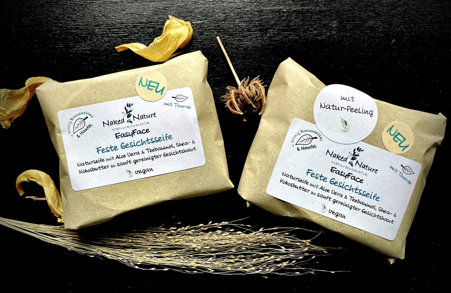 Naturpeeling Gesichtspflege Seife