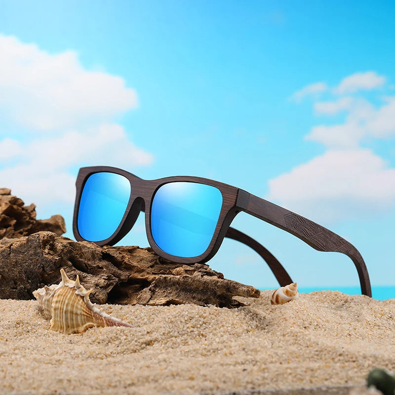 Sonnenbrille aus Bambus