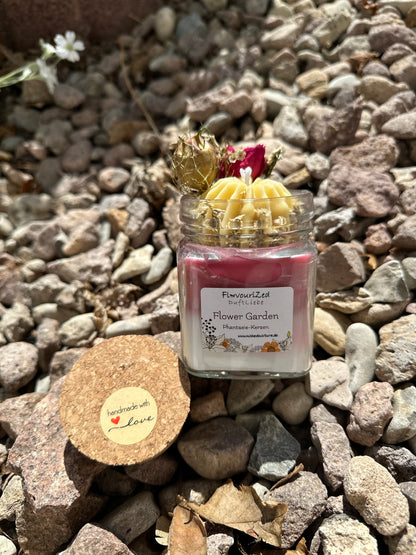 Bougie Art du Jardin de Fleurs