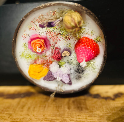 Bougie Art du Jardin de Fleurs