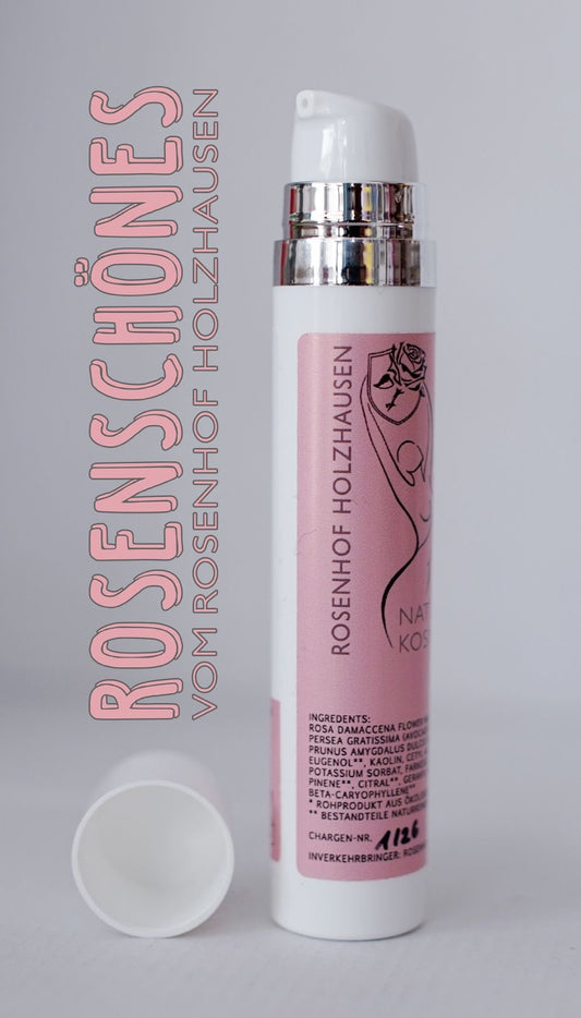 Rosenschönes Gesichtsfluid
