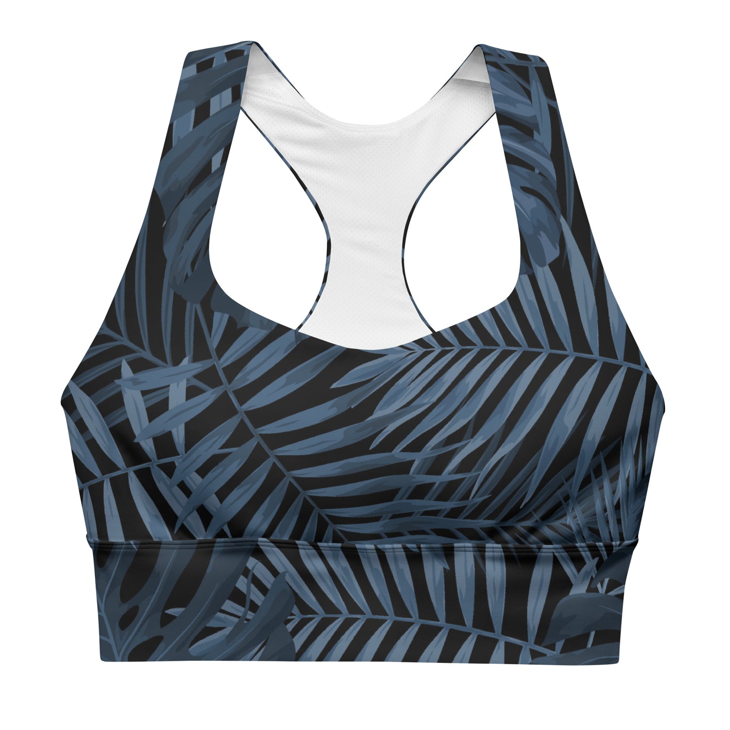 Sport Top blau schwarz Jogging Tennis Yoga Laufen Aerobic