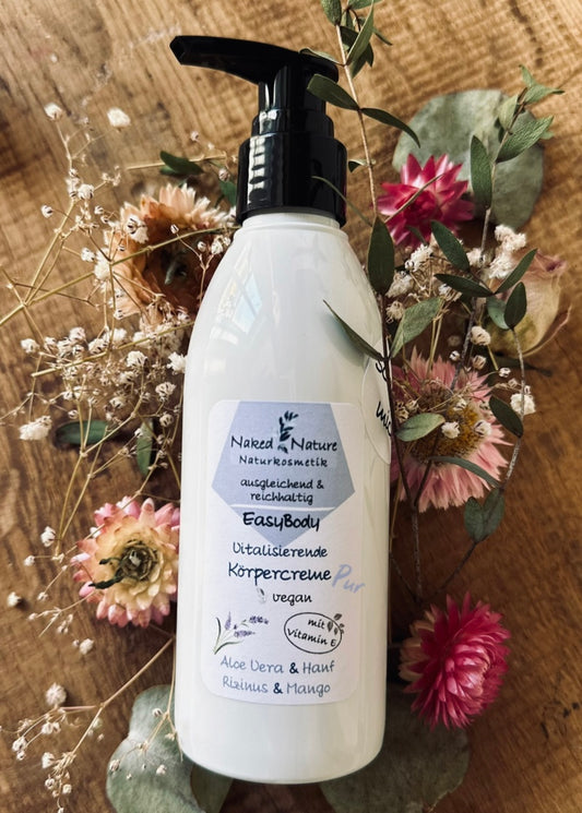 EasyBody Crème Corps Vitalisante PURE - sans parfum