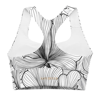 Racerback Top Bustier weiß schwarz nachhaltig