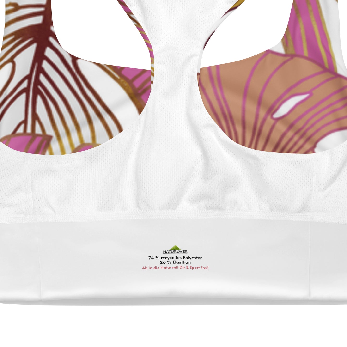 Racerback Sport Bustier BH zum Joggen Yoga Tennis Surfen