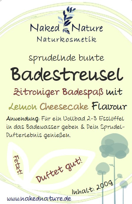 Bunte Badestreusel, Badezusatz versch. Sorten 200g (ca. 6-7 Badewannen)