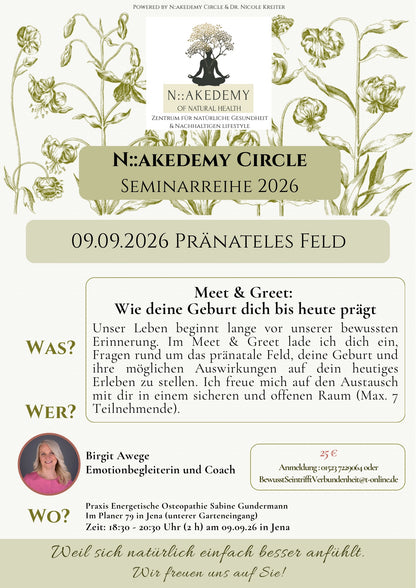Seminar in Jena pränatales Feld