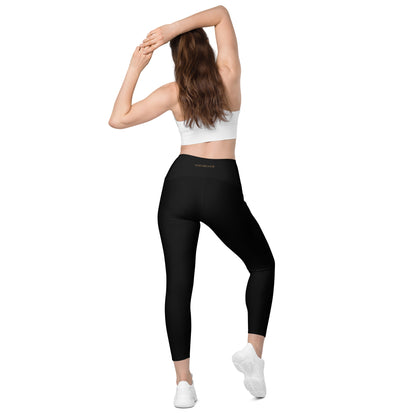 Sexy Back Sport Leggings in schwarz