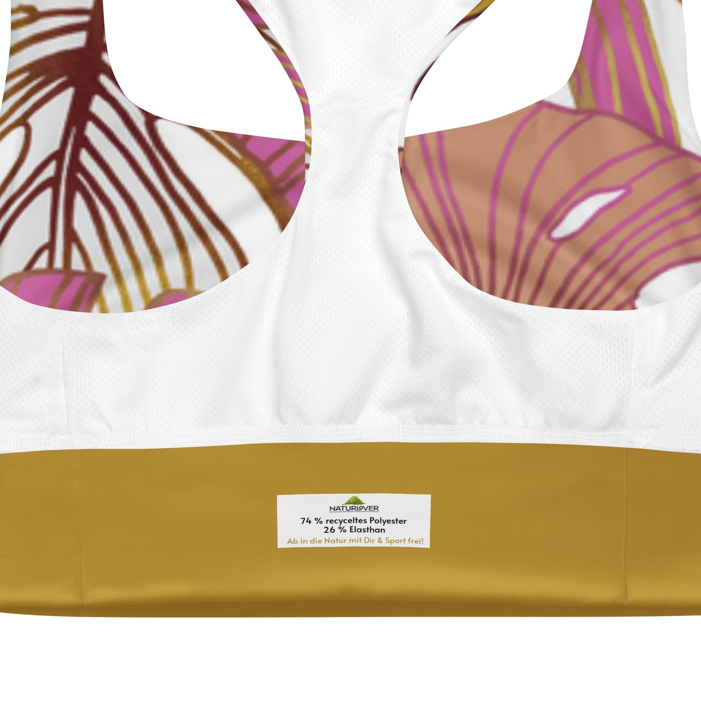 Naturlover Sport Bustier bunt senfgelb