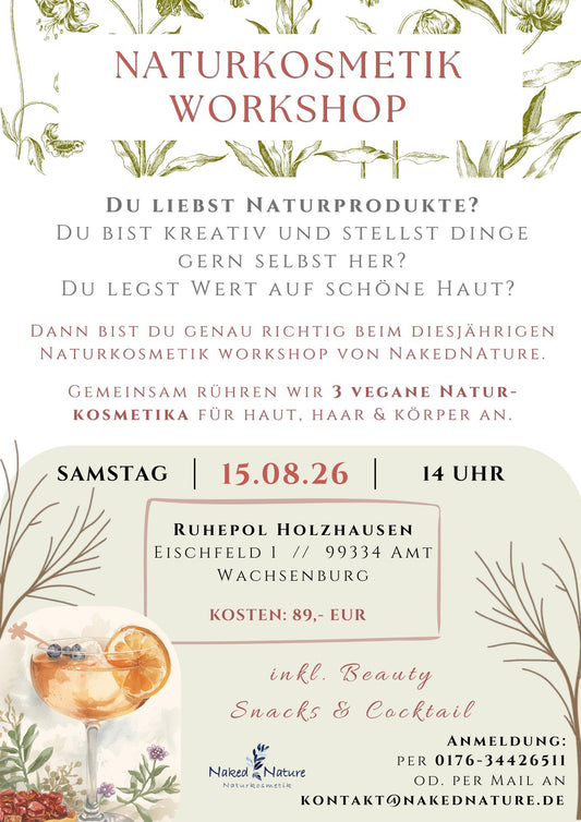 Naturkosmetik Workshop Holzhausen Thüringen