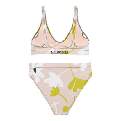 NATURKIND Allover Recycling Bikini, rosa gemustert