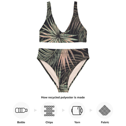 NaturLover Allover Recycling Bikini, Beauté Noire