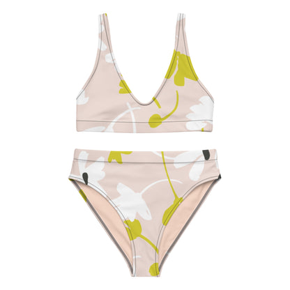 NATURKIND Allover Recycling Bikini, rosa gemustert