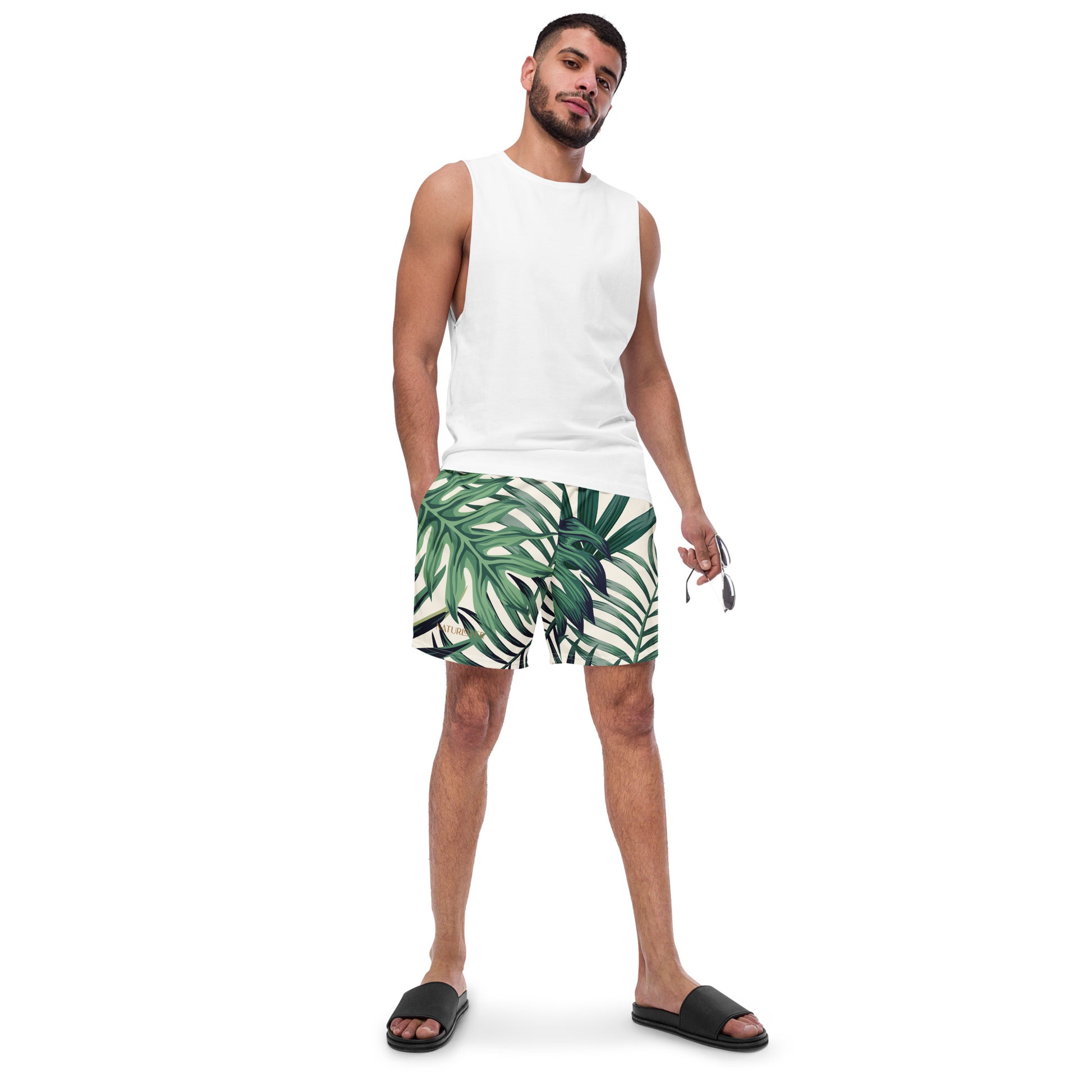 Recycling Badehose Green Fern