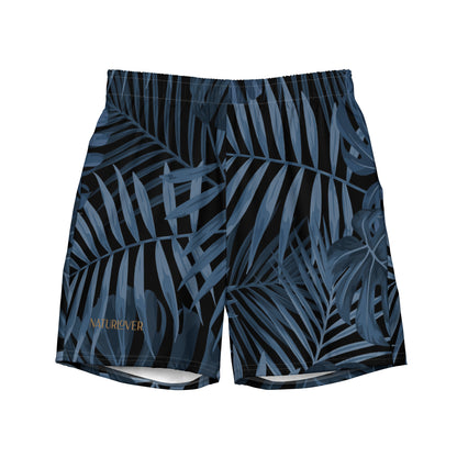 Naturlover Recycling Badehose Schwimmshorts Blue Palm Tree