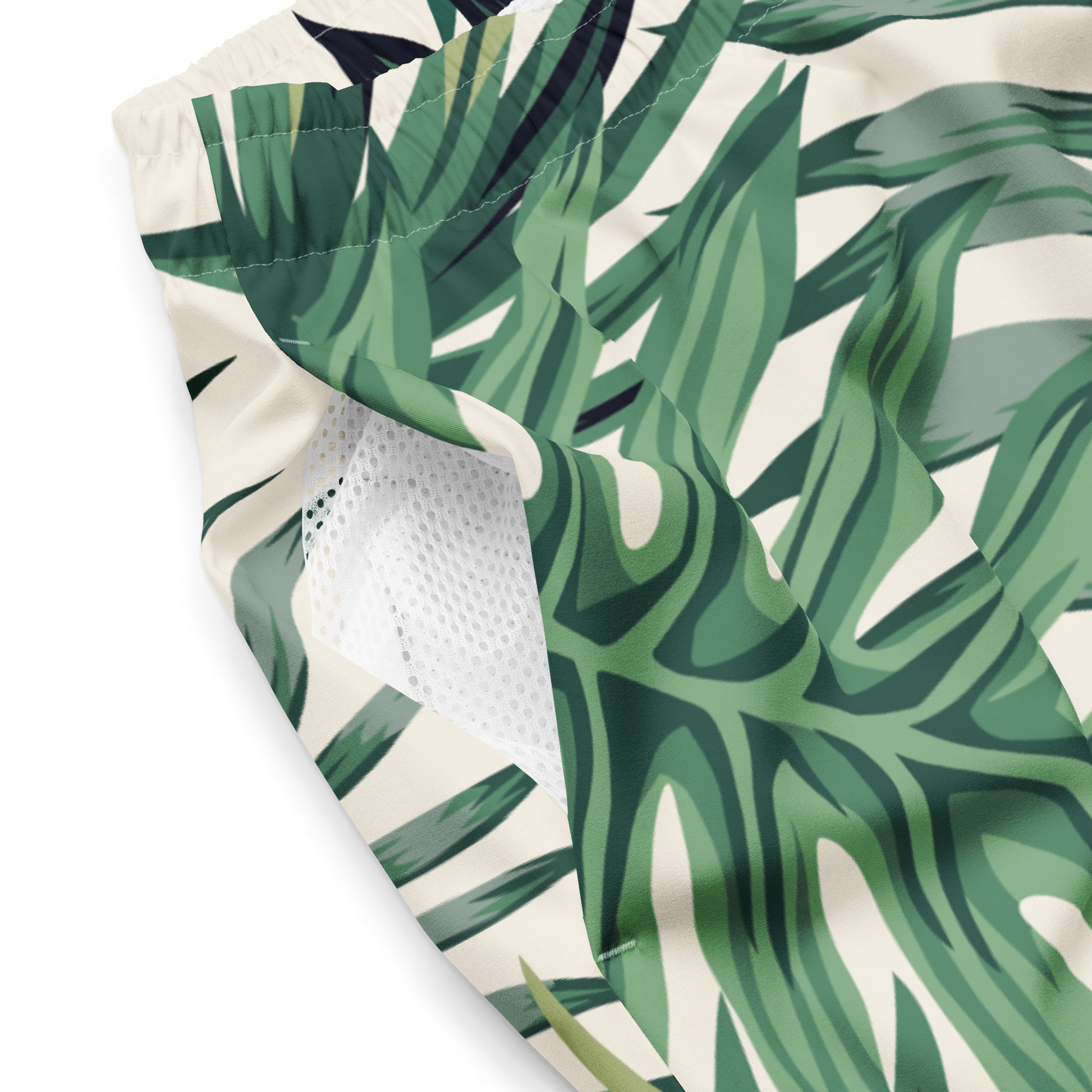 Recycling Badehose Green Fern Tasche