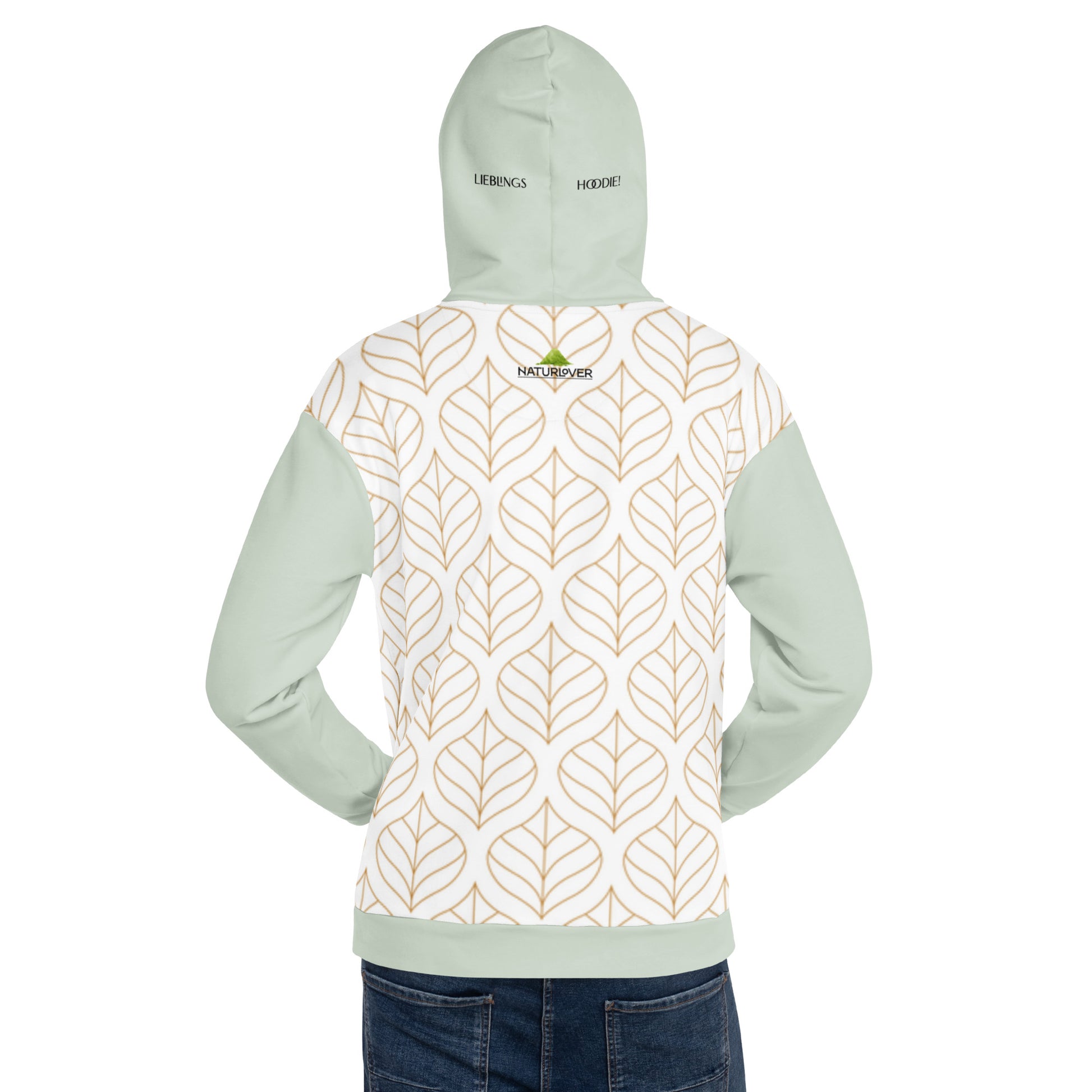 Recycling Kapuzenpullover Lieblings Hoodie mint grün