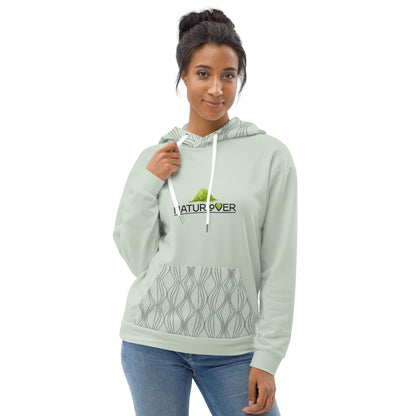 Recycling Kapuzenpullover mint grün