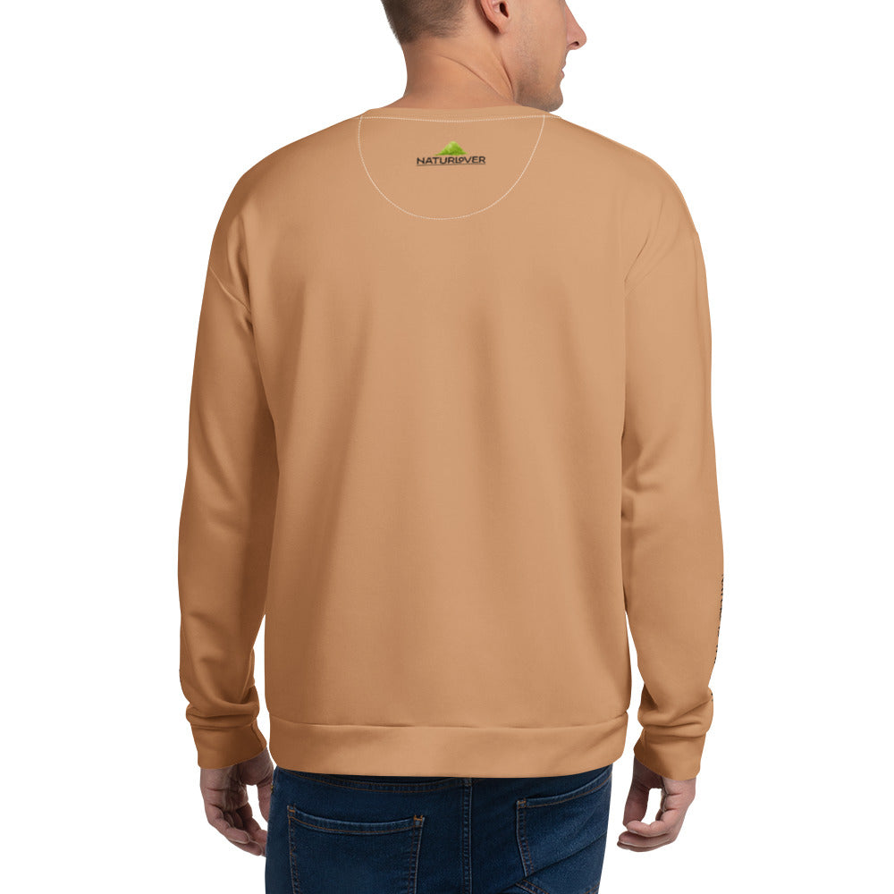 Recycling Pullover pfirsich orange